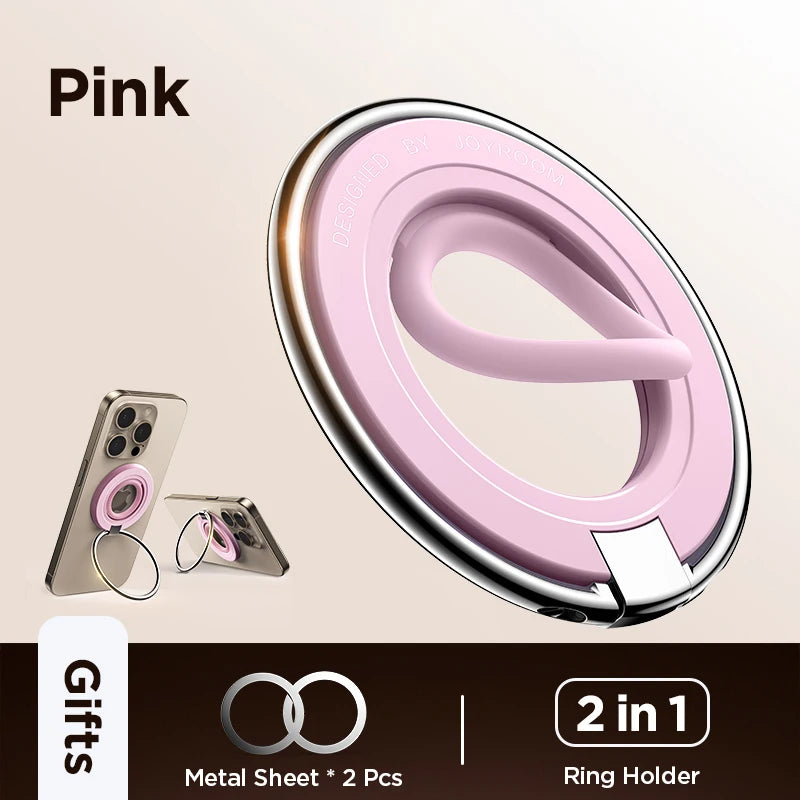 Ring Phone Holder Colorful Magnetic Kickstand Silicone