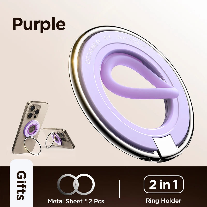 Ring Phone Holder Colorful Magnetic Kickstand Silicone
