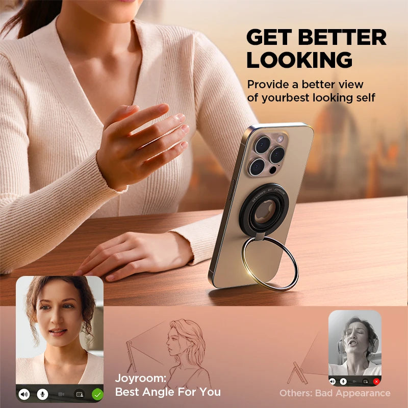 Ring Phone Holder Colorful Magnetic Kickstand Silicone