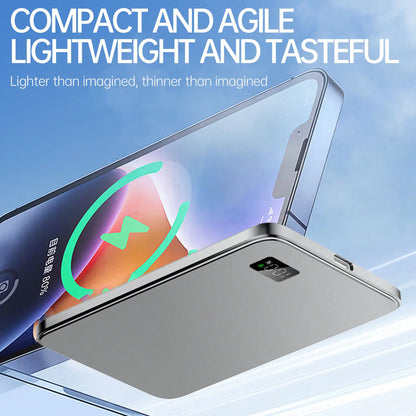 Ultra Thin Power Bank Magnetic Wireless Fast Charging