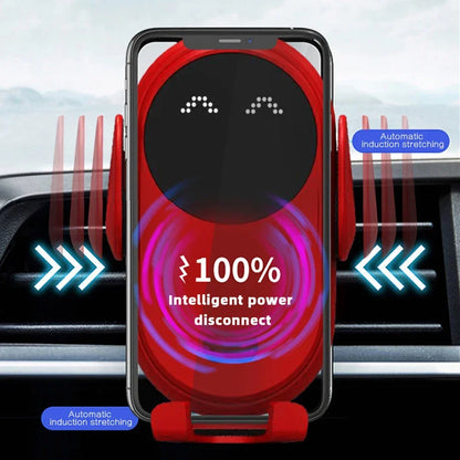 Fashion Qi Fast Wireless Charger Car Phone Holder